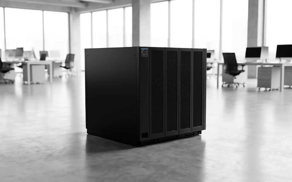 Uninterruptible power supply protecting data integrity